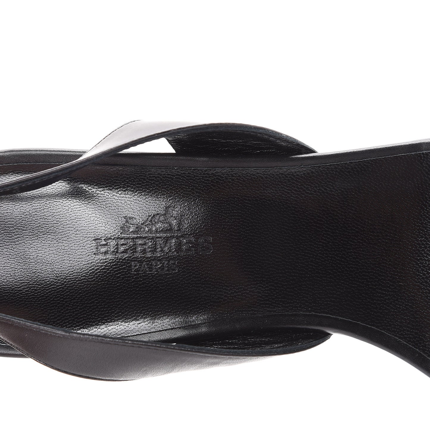 Calfskin Premiere Sandals 38 Black