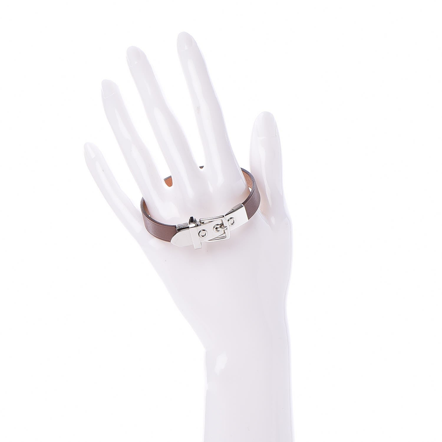 Hermes Tadelakt Java 10 Bracelet M Griolet 2 of 7