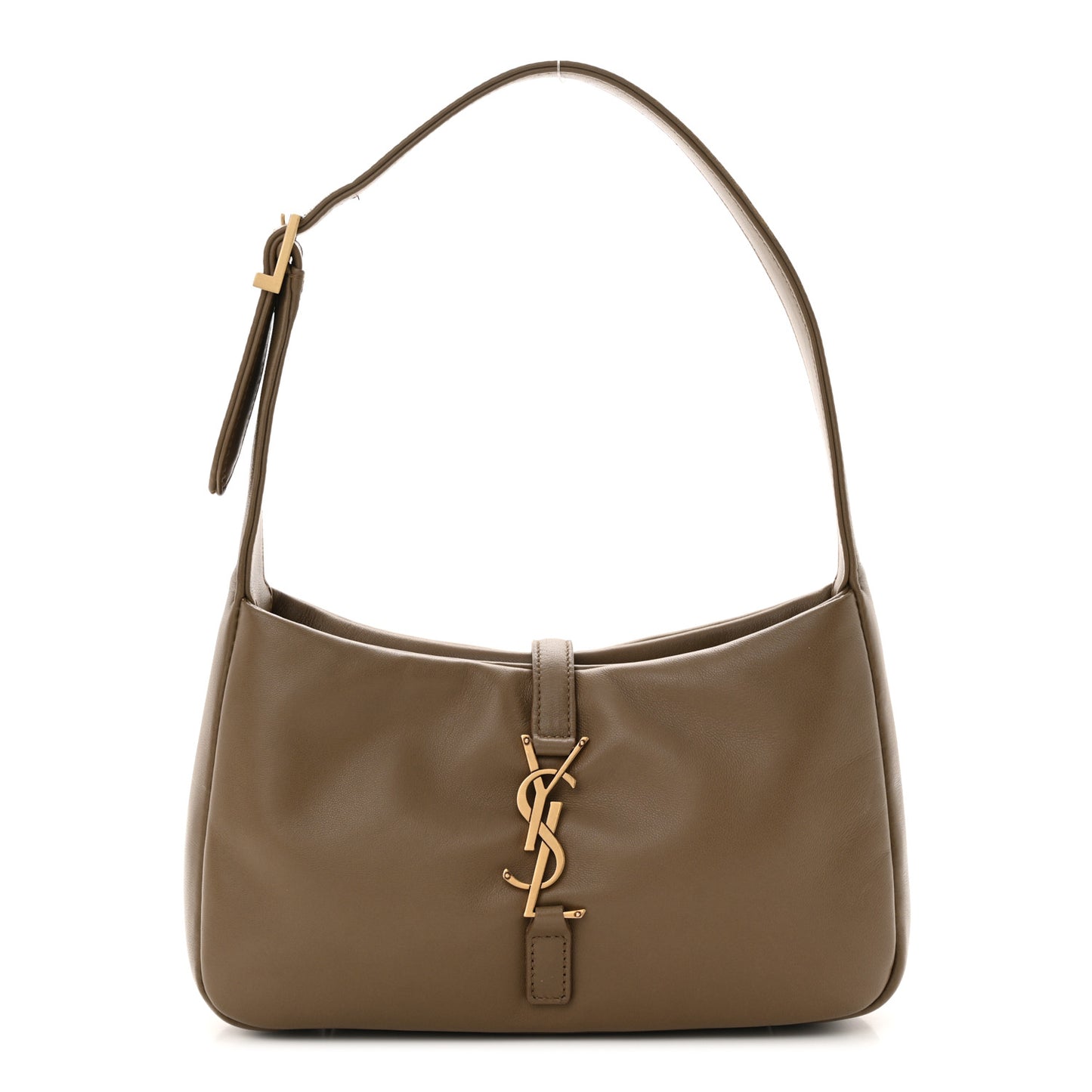 Padded Lambskin Le 5 A 7 Hobo Dark Peanut