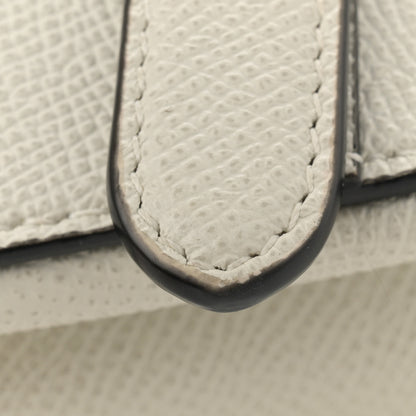 Christian Dior Grained Calfskin Saddle Bag White 11 of 13