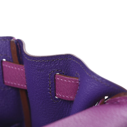 Hermes Chevre Mysore Horseshoe Kelly Retourne 28 Anemone Iris 29 of 42
