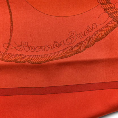 Hermes Silk Dip Dye Clic Clac A Pois Scarf 90 4 of 5