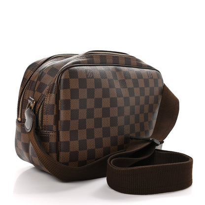 Louis Vuitton Damier Ebene Reporter PM 3 of 12