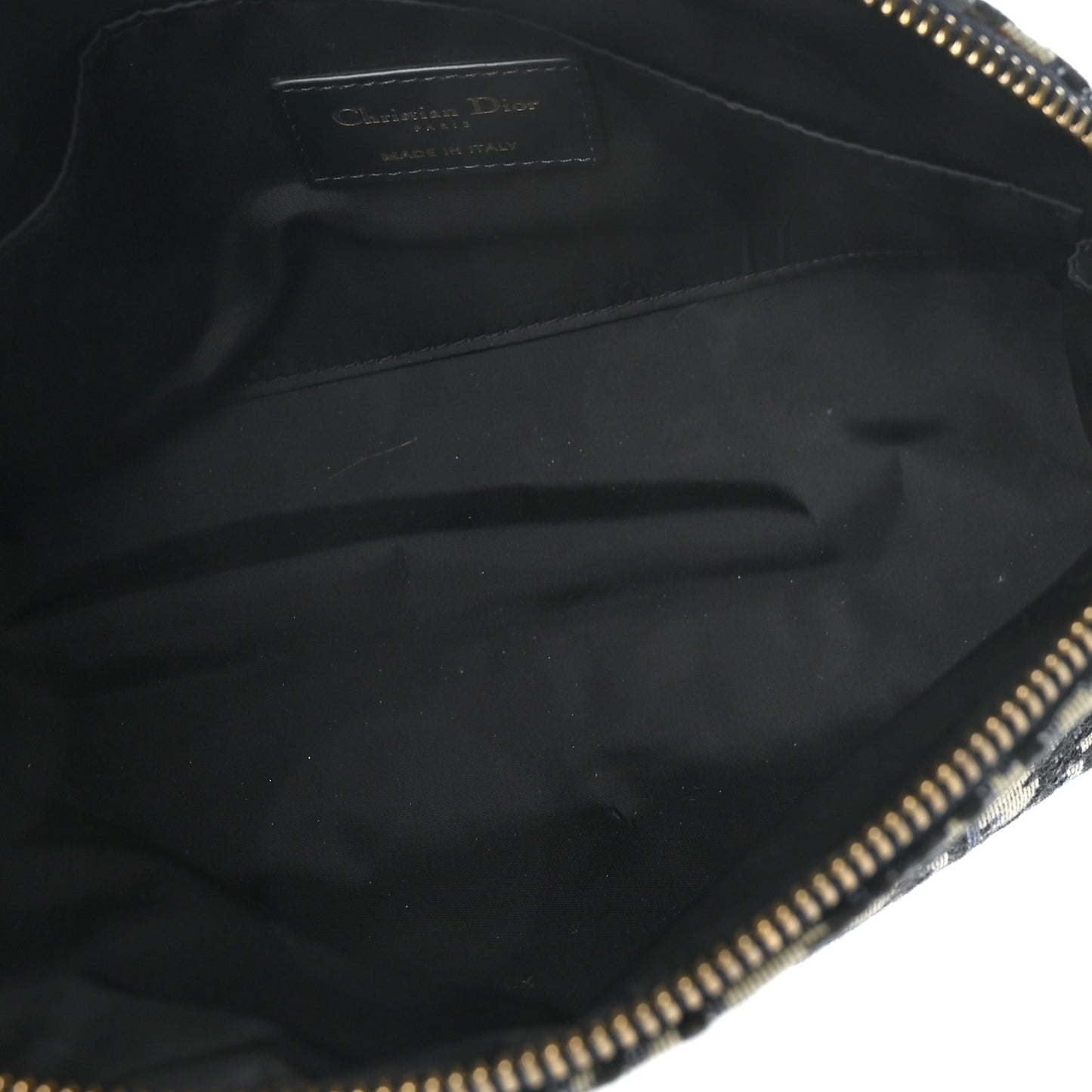 Oblique Large Beauty Pouch Bleu