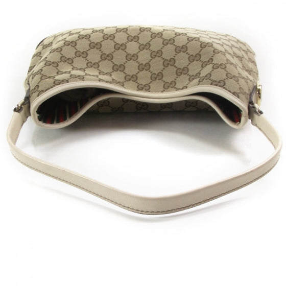 Gucci Monogram Medium New Britt Hobo Off White 5 of 10