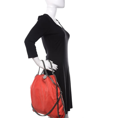 Stella McCartney Shaggy Deer Falabella Fold Over Tote Flame 2 of 10