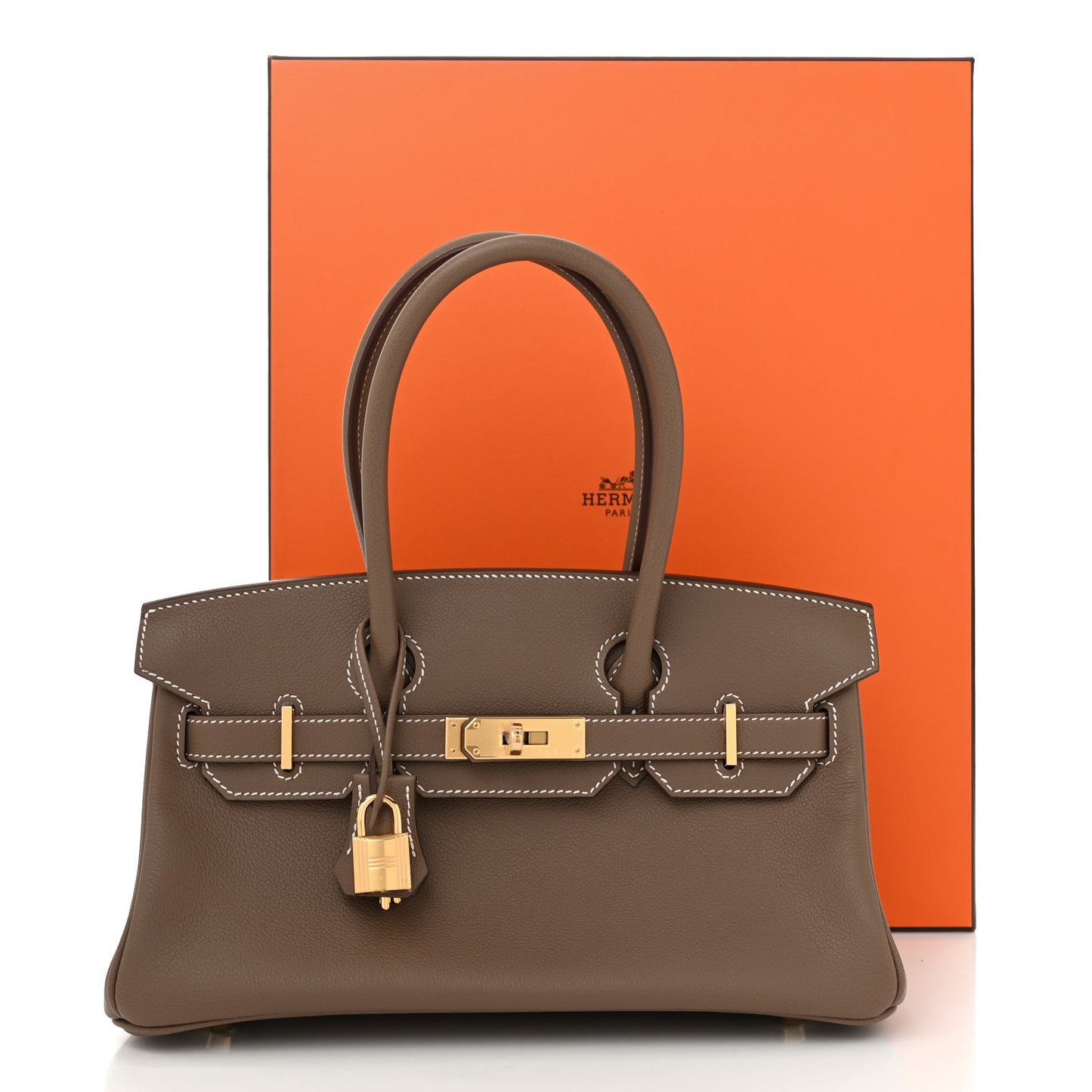Evercolor Shoulder Birkin Light 29 Etoupe