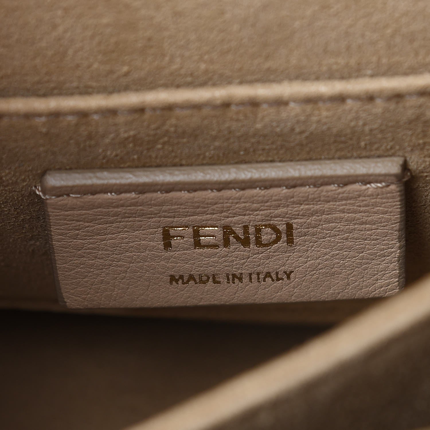 Fendi Calfskin Scalloped Studded Flower Small Kan I Shoulder Bag Amido Multicolor 6 of 7