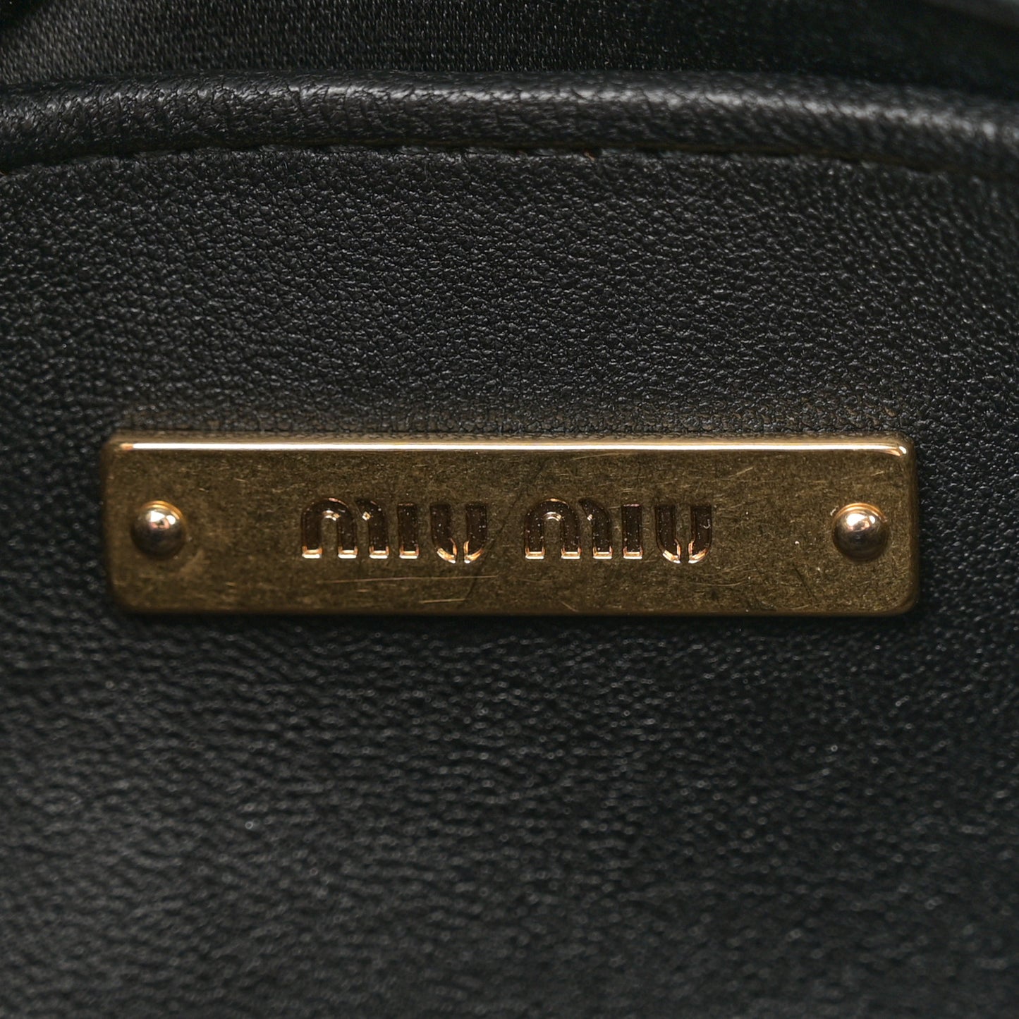 Nappa Matelasse Crossbody Black
