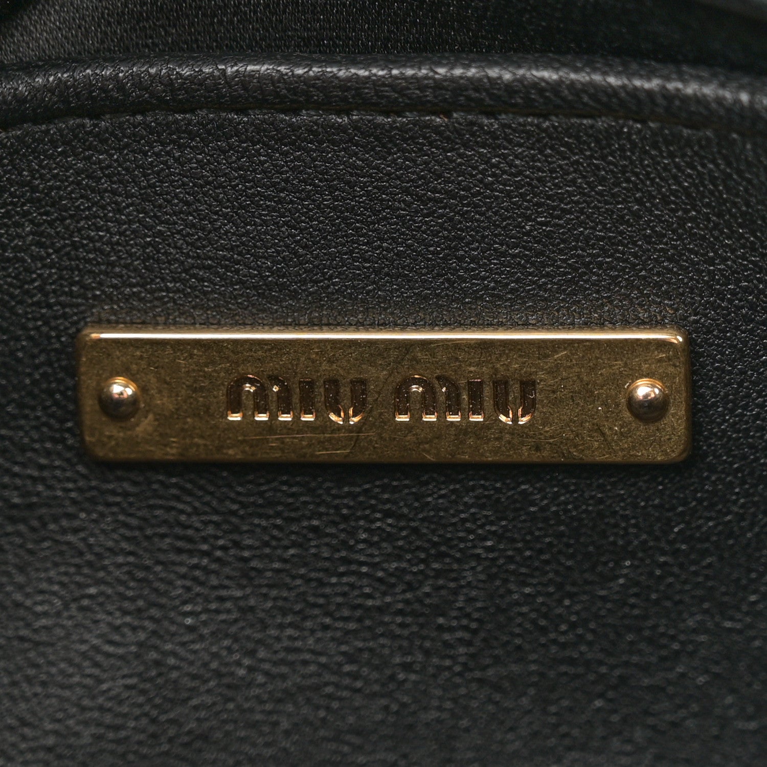 Miu Miu Nappa Matelasse Crossbody Black 6 of 11