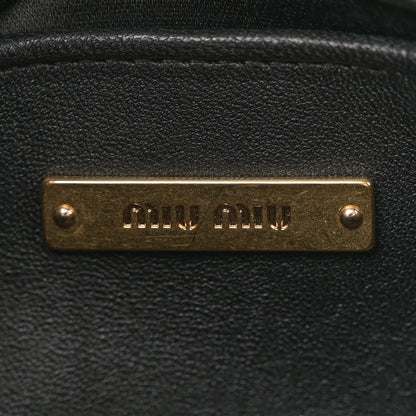 Miu Miu Nappa Matelasse Crossbody Black 6 of 11