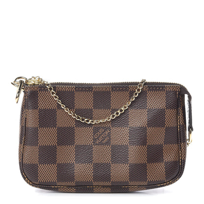 Louis Vuitton Damier Ebene Mini Pochette Accessories 1 of 8