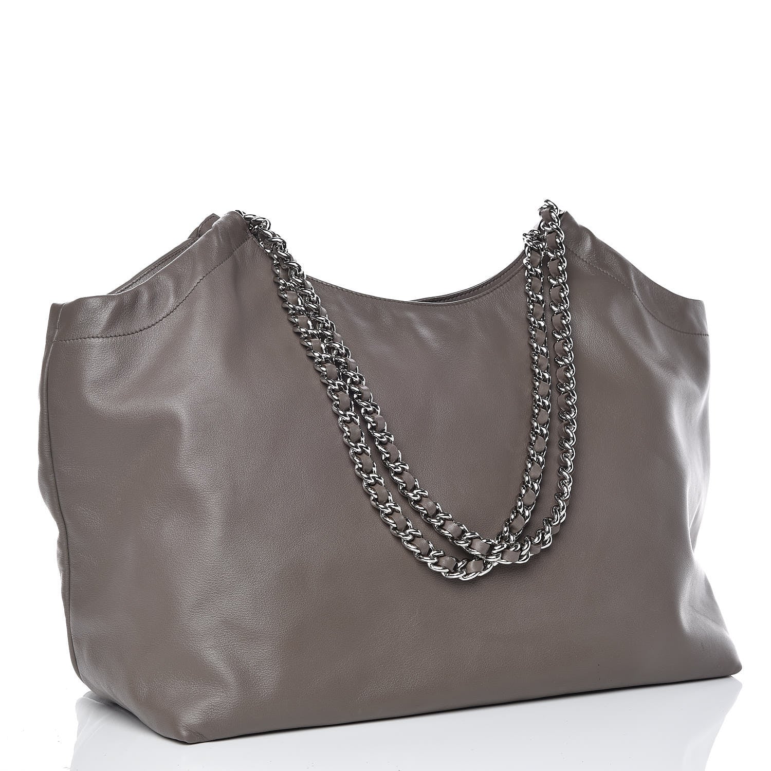 Prada Soft Calf Chain Tote Bambu 3 of 10