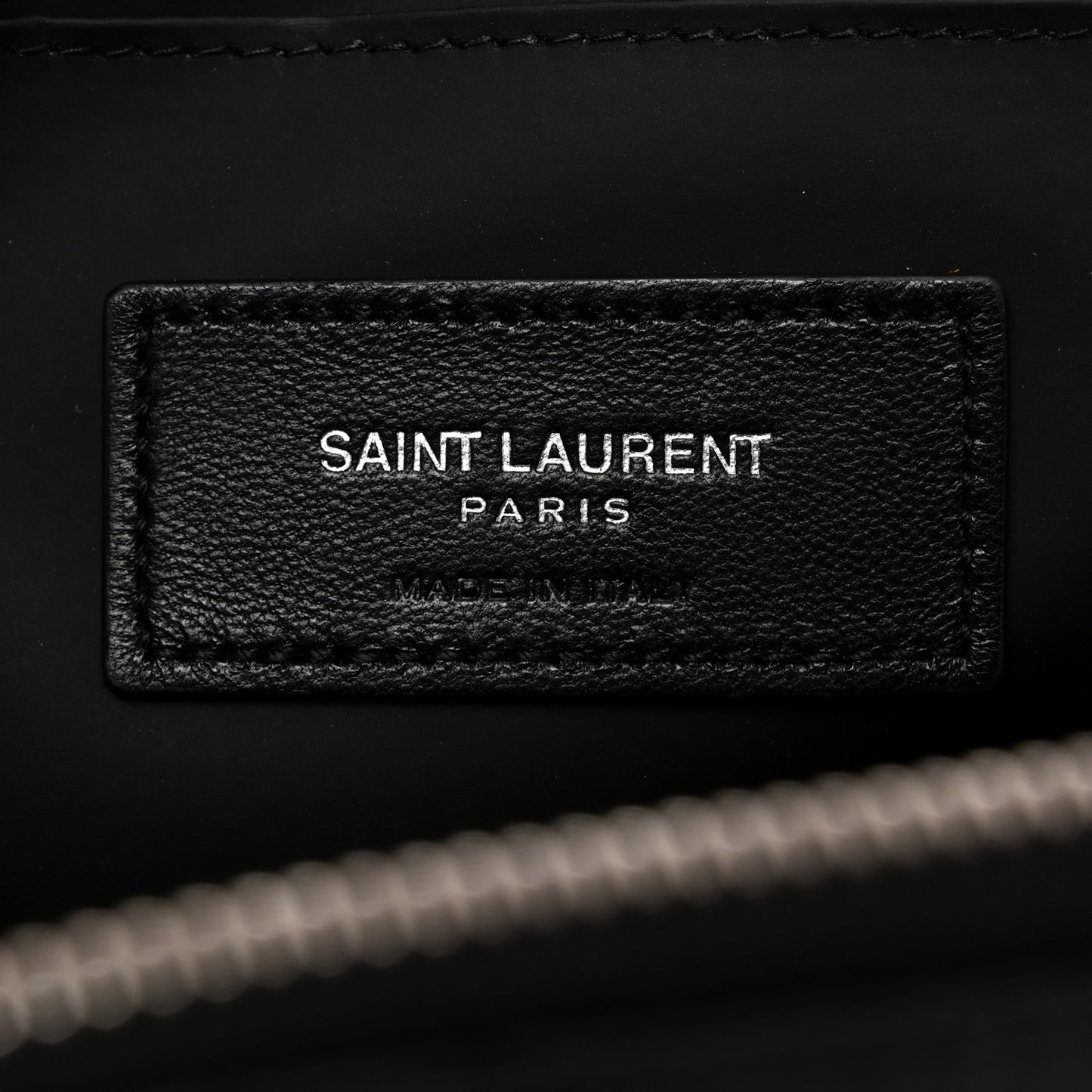 Lambskin Matelasse Cosmetic Case Black