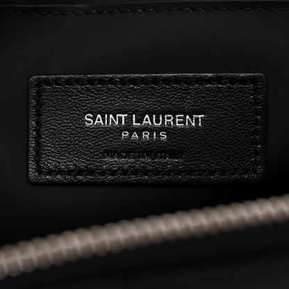 Saint Laurent Lambskin Matelasse Cosmetic Case Black 6 of 7
