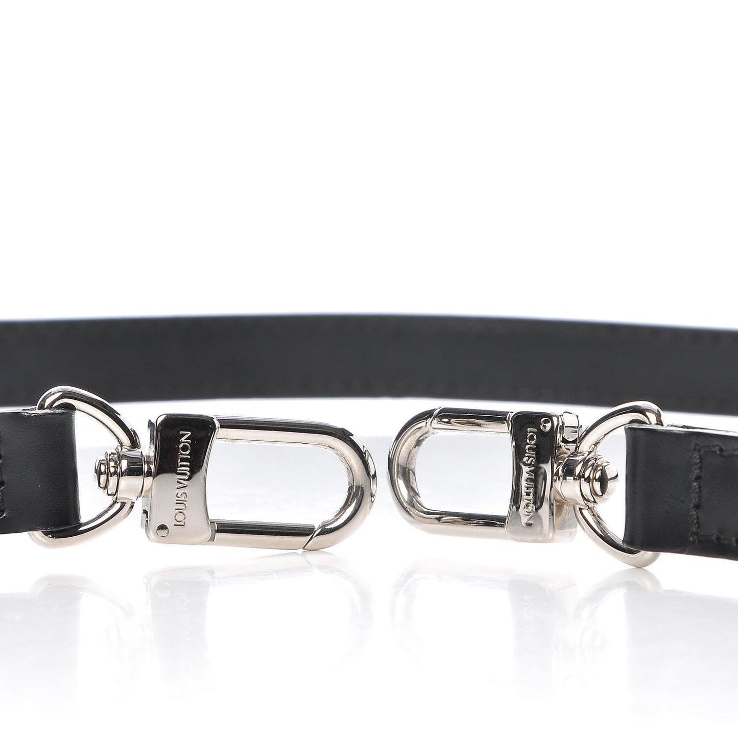 Calfskin 16mm Adjustable Shoulder Strap Black