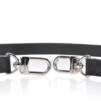 Louis Vuitton Calfskin 16mm Adjustable Shoulder Strap Black 4 of 4