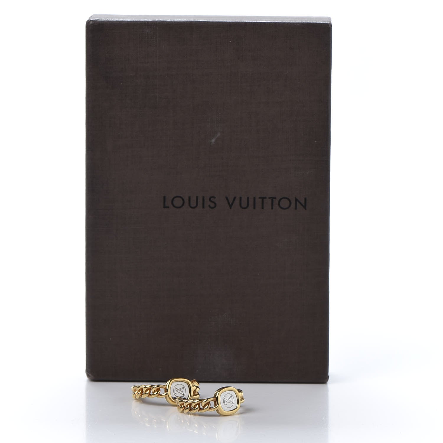 Louis Vuitton LV ID Chain Hoop Earrings 5 of 5