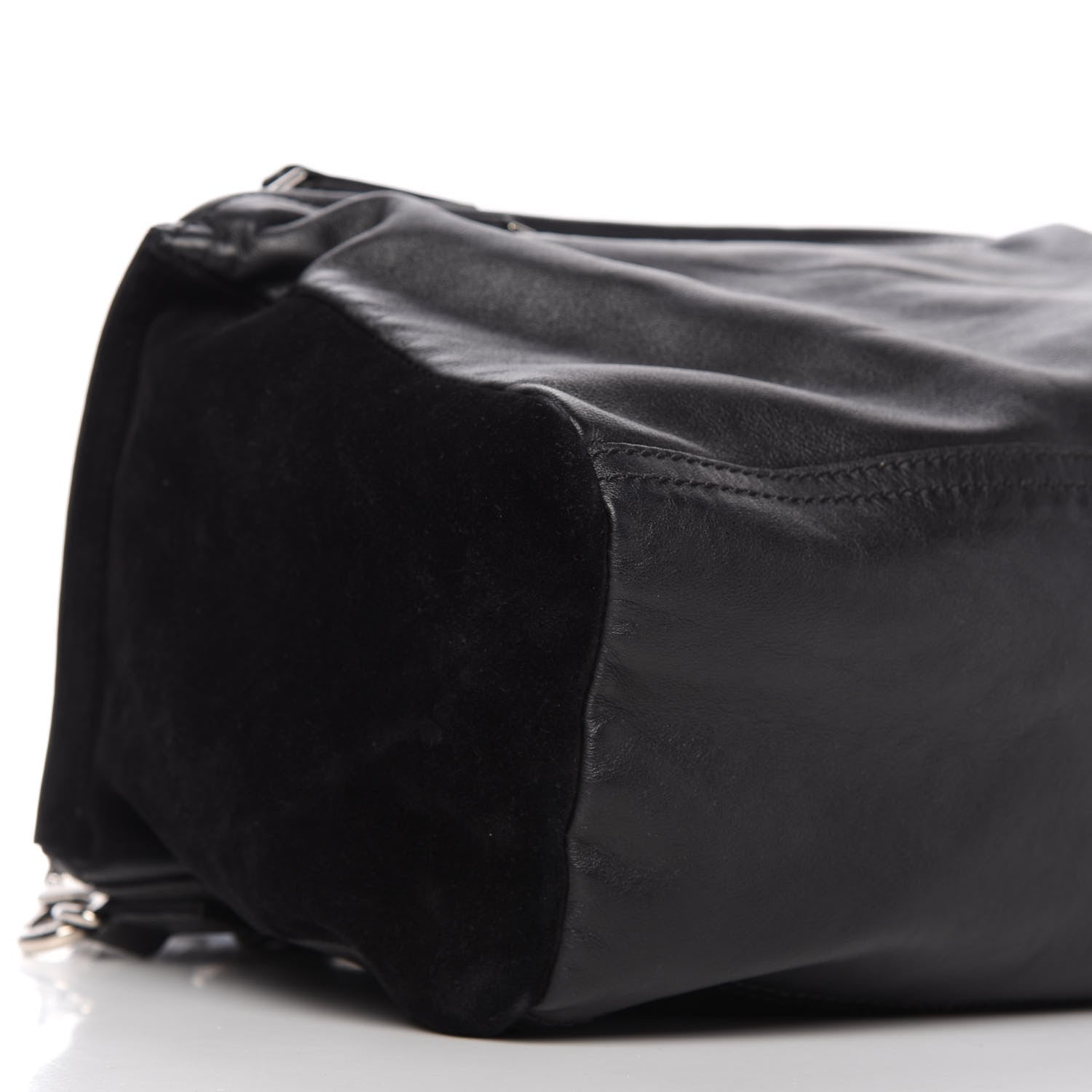 Givenchy Smooth Calfskin Crocodile Embossed Medium Pandora Black 6 of 10