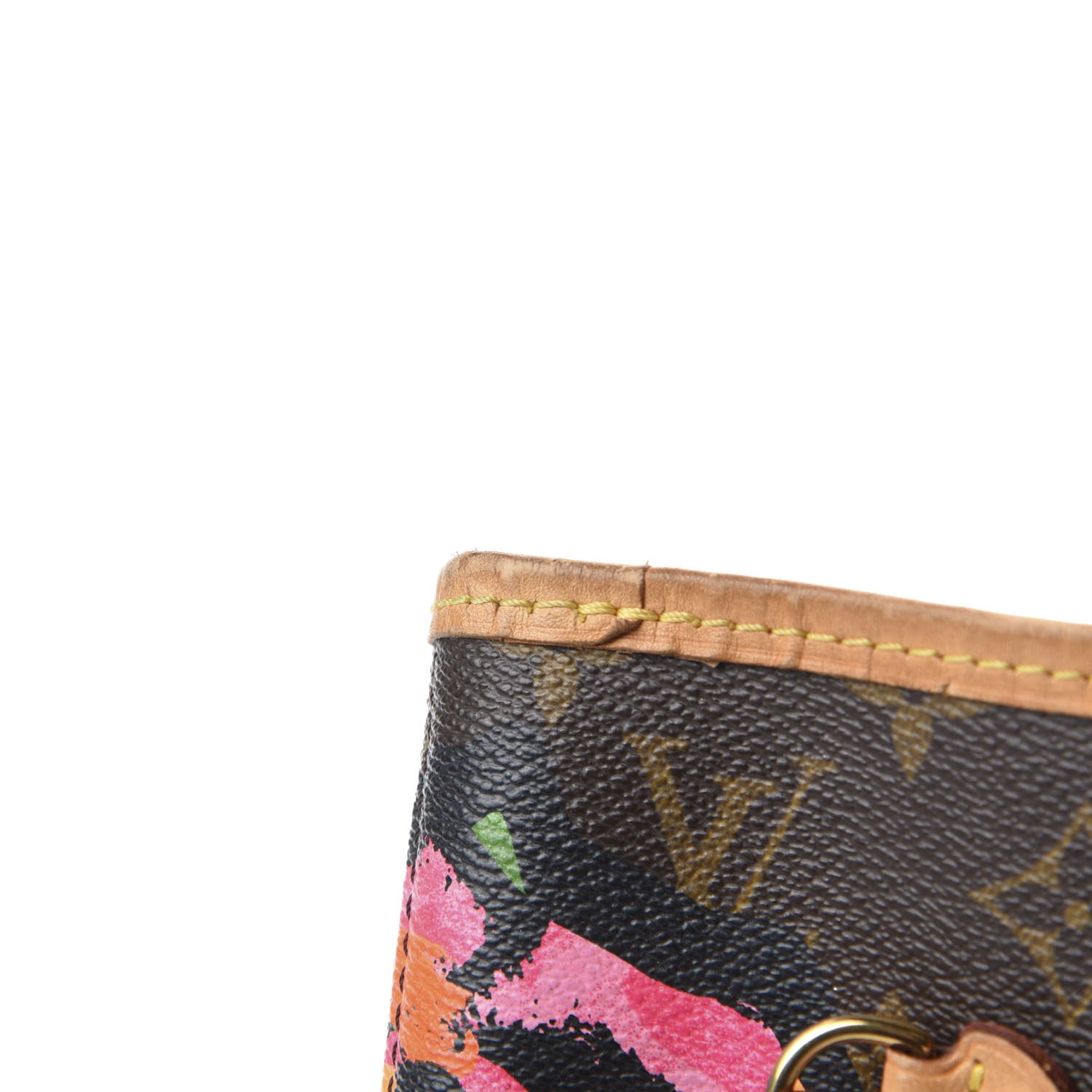 Louis Vuitton Monogram Roses Neverfull MM 9 of 17