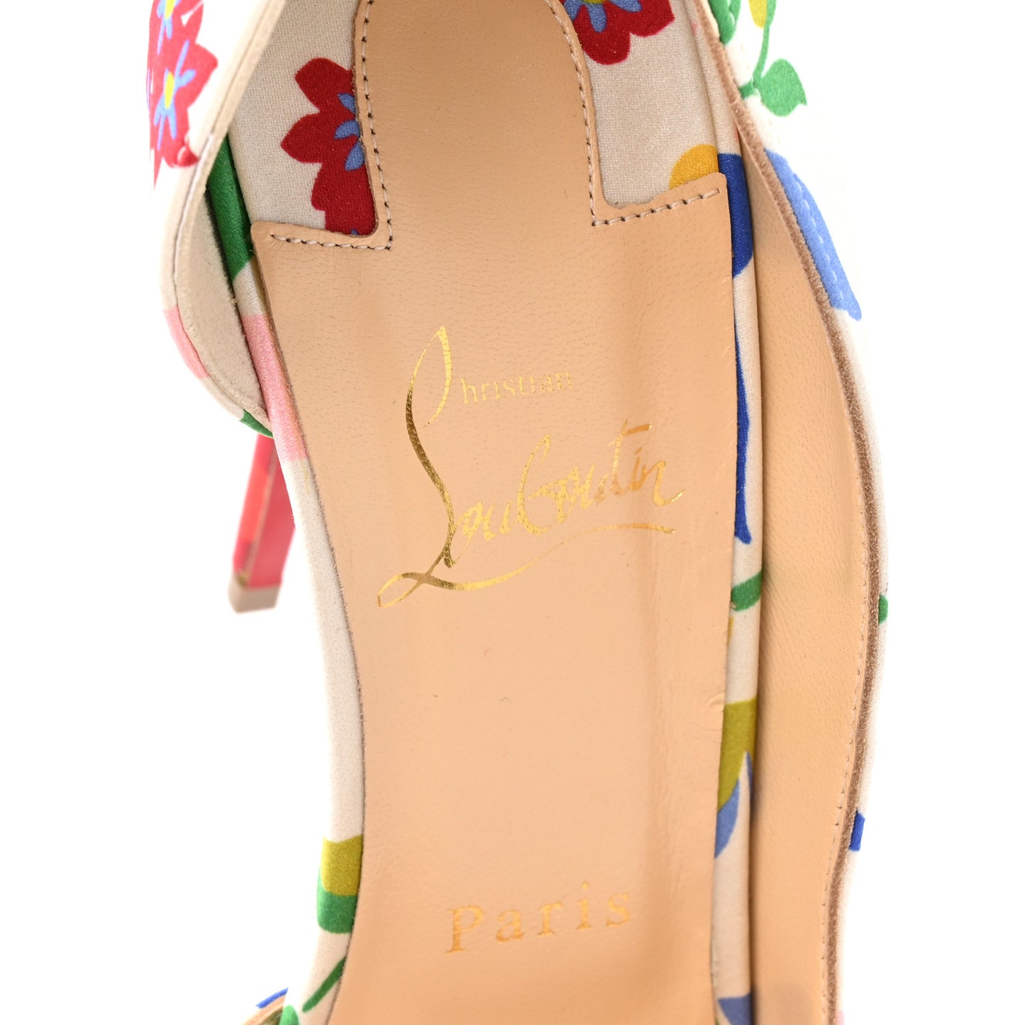 Crepe Satin Bloomy Irizia 100 Pumps 40.5 Multicolor