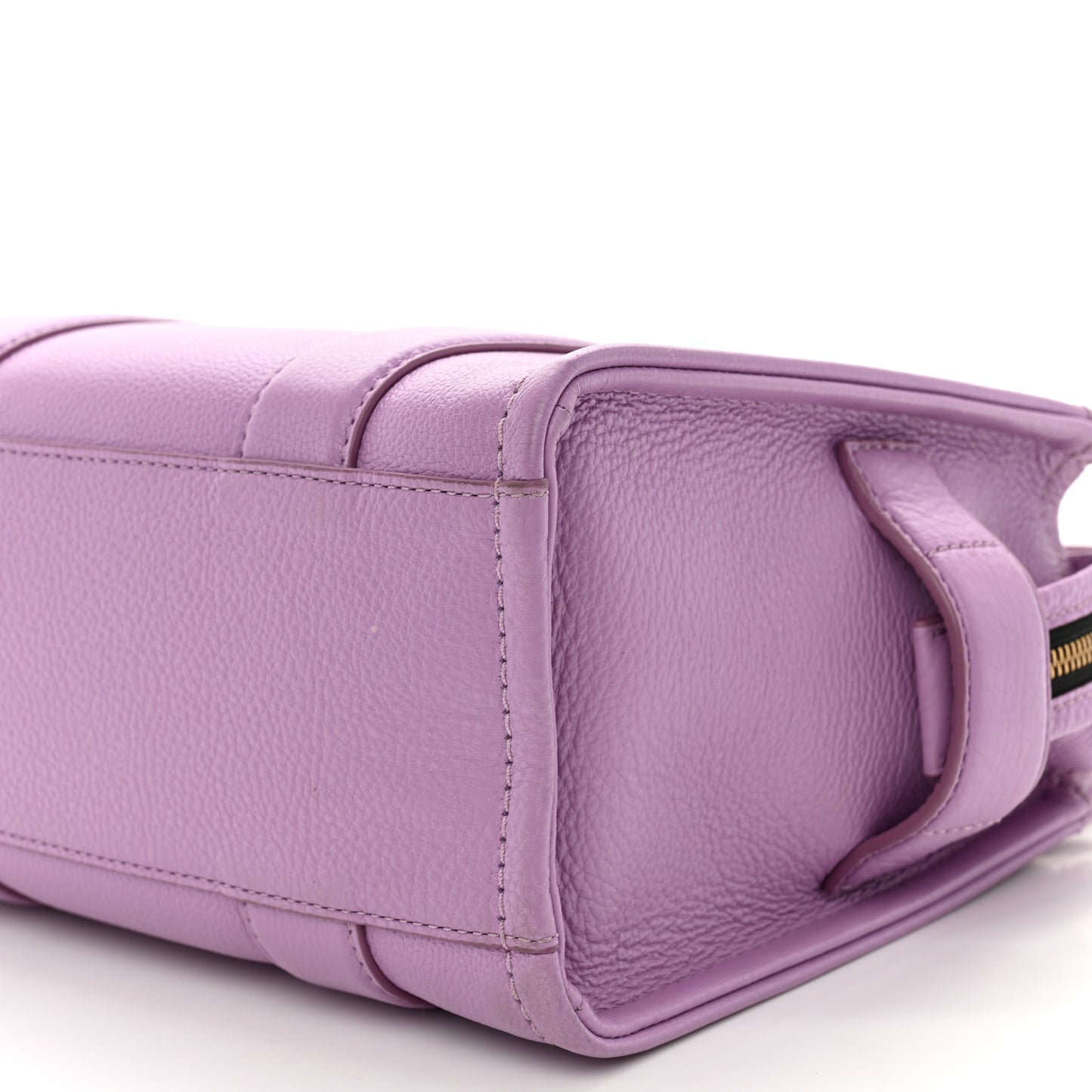 Grained Calfskin Small The Tote Bag Regal Orchid