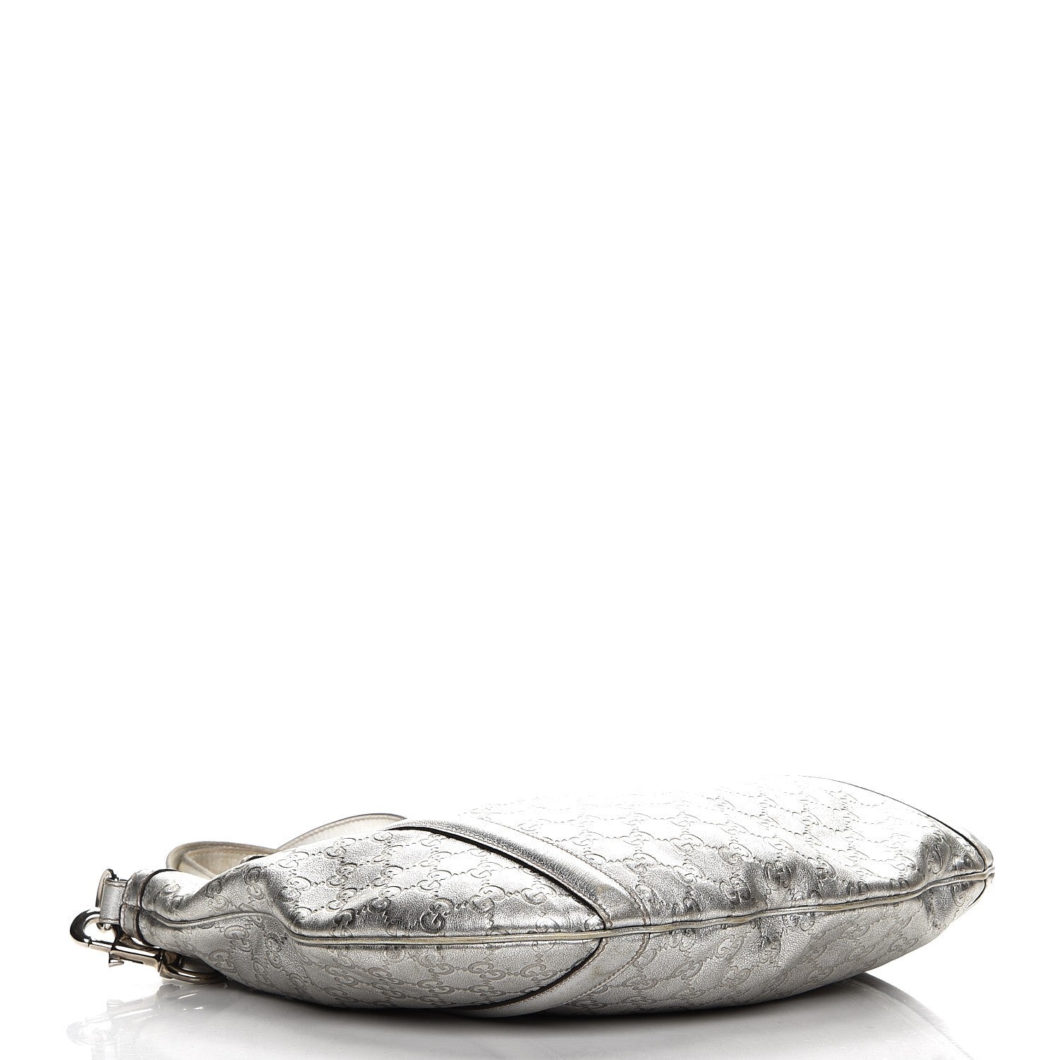 Gucci Guccissima Medium Britt Tote Silver 5 of 17