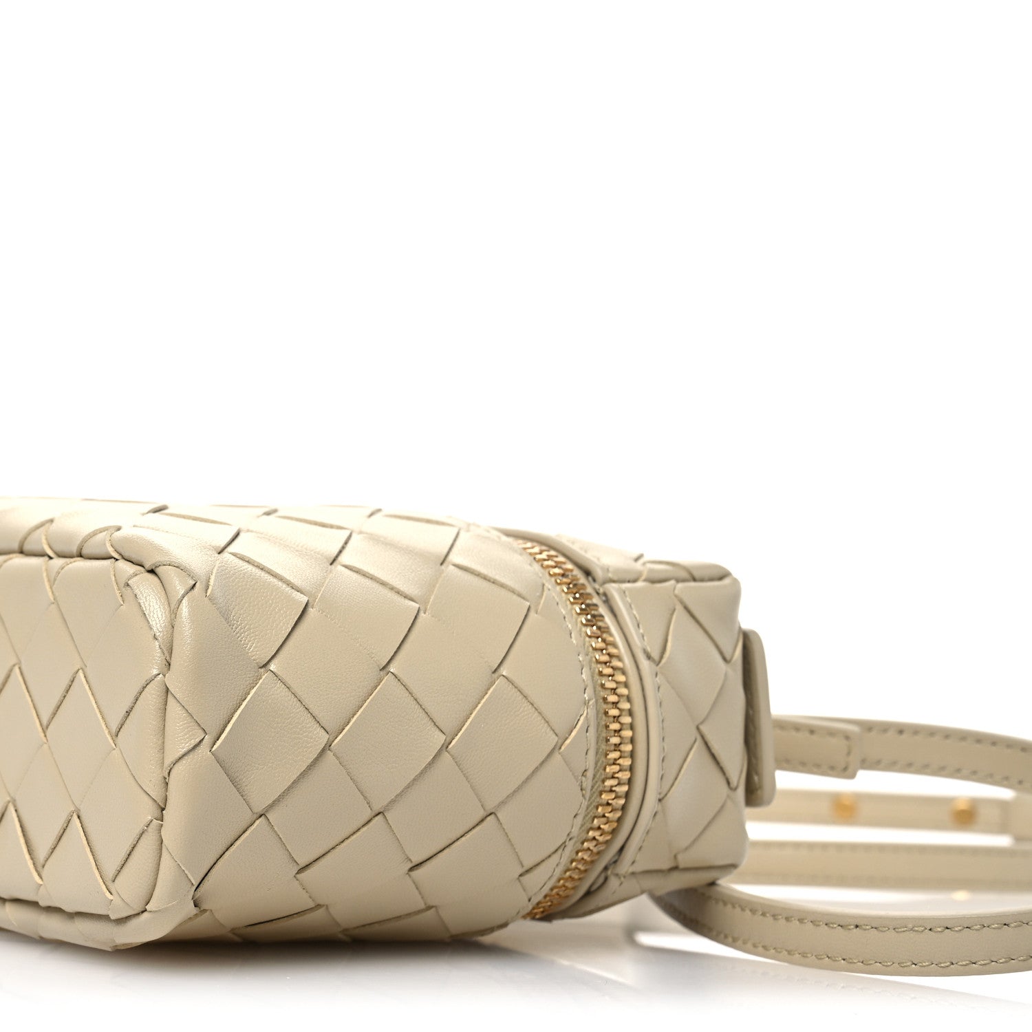 Bottega Veneta Calfskin Intrecciato Bang Bang Vanity Case Ecru 11 of 11