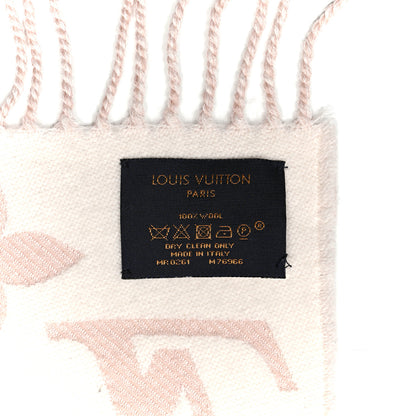 Louis Vuitton Wool Monogram Simply LV Scarf Beige 3 of 3