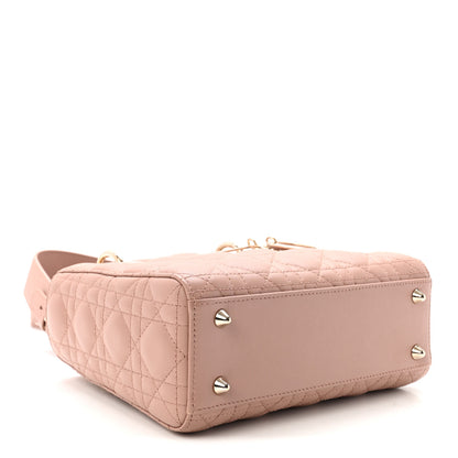 Christian Dior Lambskin Cannage Small Lucky Badges My Lady Dior Fard 4 of 9