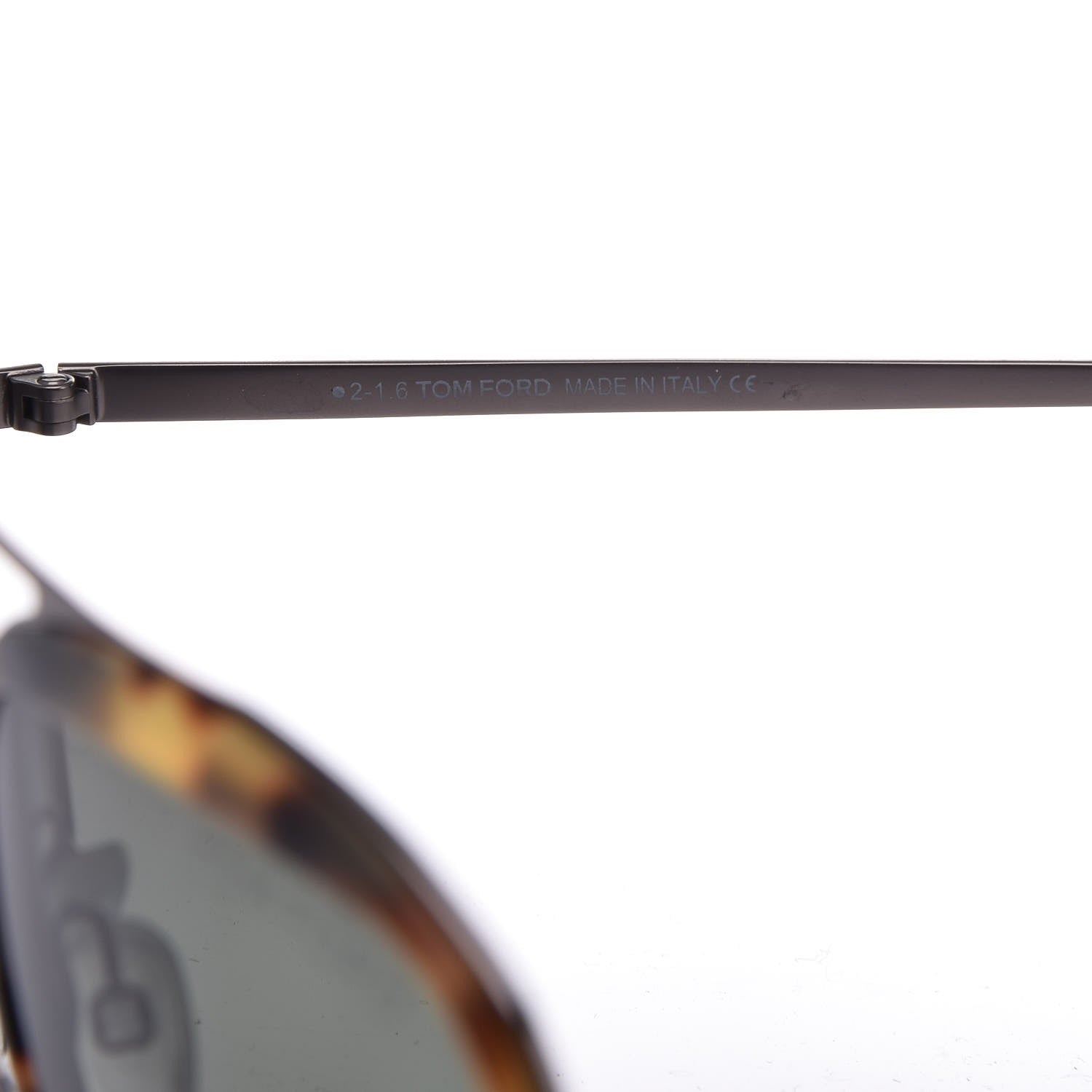 Tom Ford Andy Aviator Sunglasses TF468 Havana Green 5 of 7