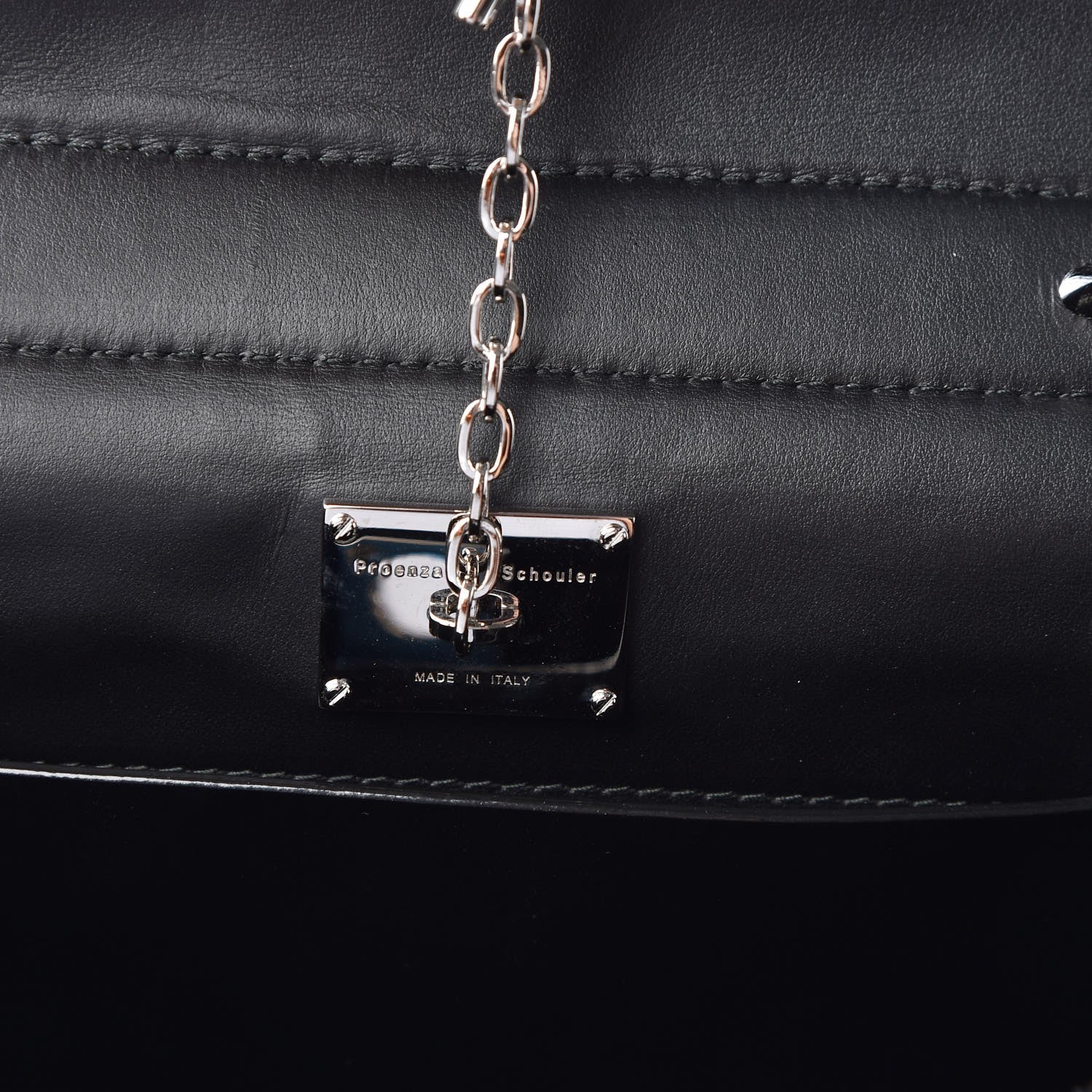 Proenza Schouler Nubuck Medium Hava Top Handle Bag Black 7 of 10