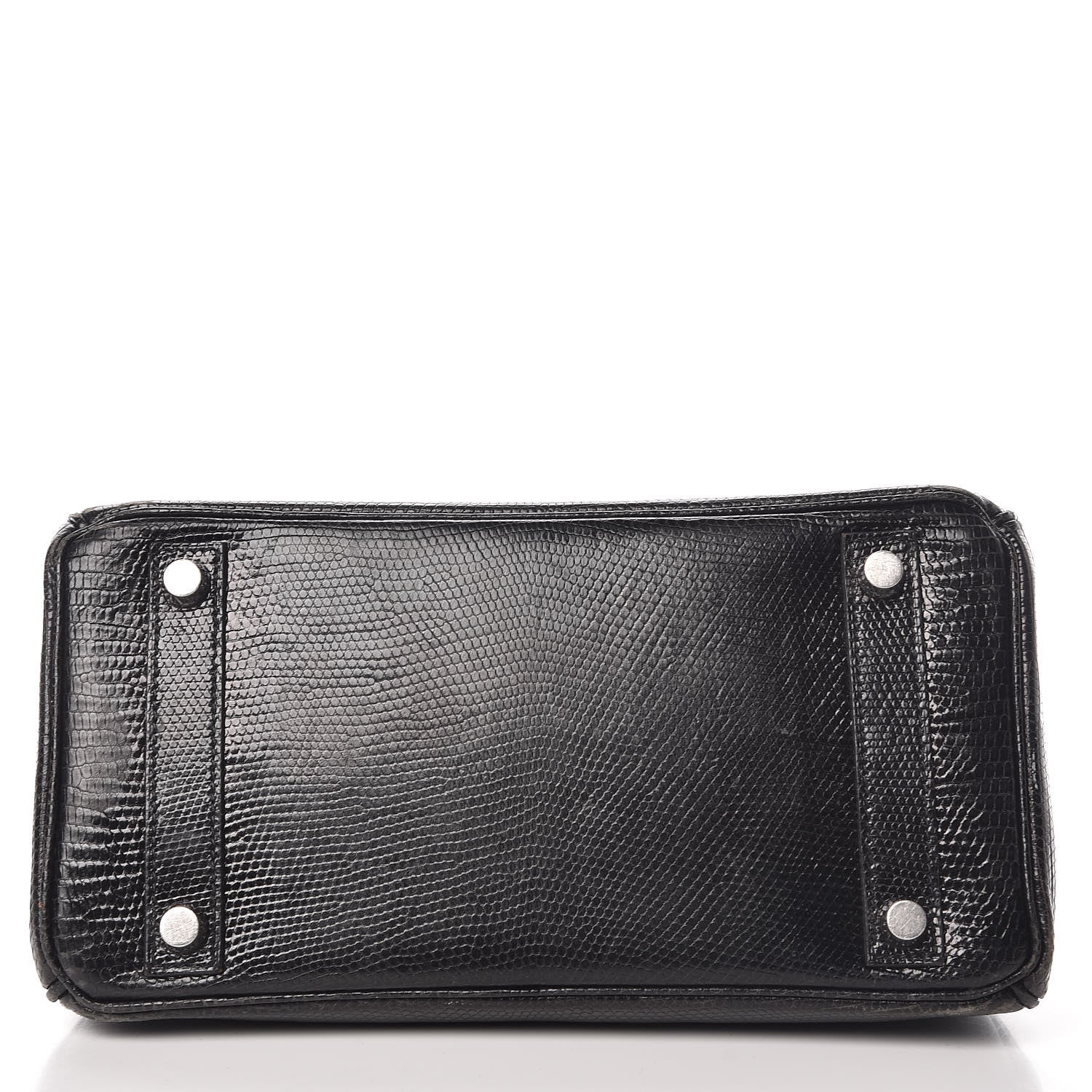 Hermes Lizard Birkin 25 Black 6 of 50
