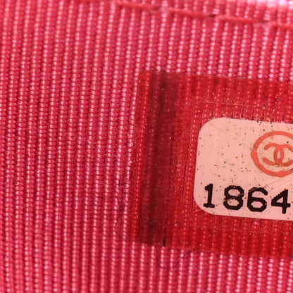 Chanel Lambskin Quilted Wallet On Chain WOC Dark Pink 8 of 13