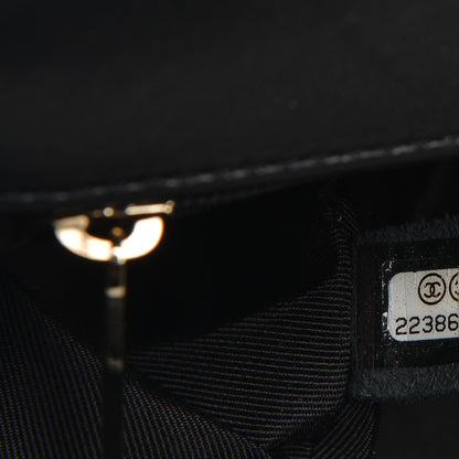 Chanel Iridescent Calfskin Quilted New Medium Boy Flap Black 7 of 8