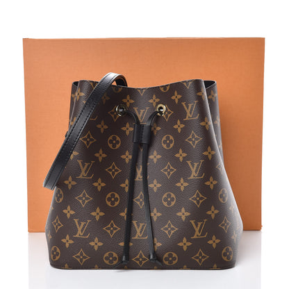 Louis Vuitton Monogram Neonoe MM Black 8 of 8