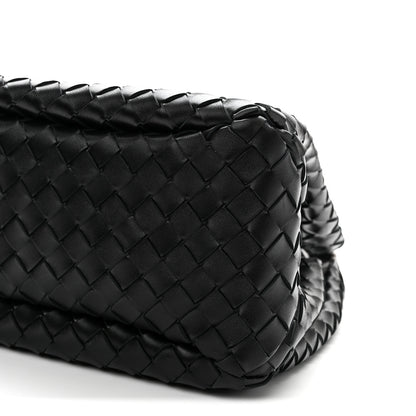 Bottega Veneta Nappa Intrecciato Small Campana Shoulder Bag Black 9 of 9