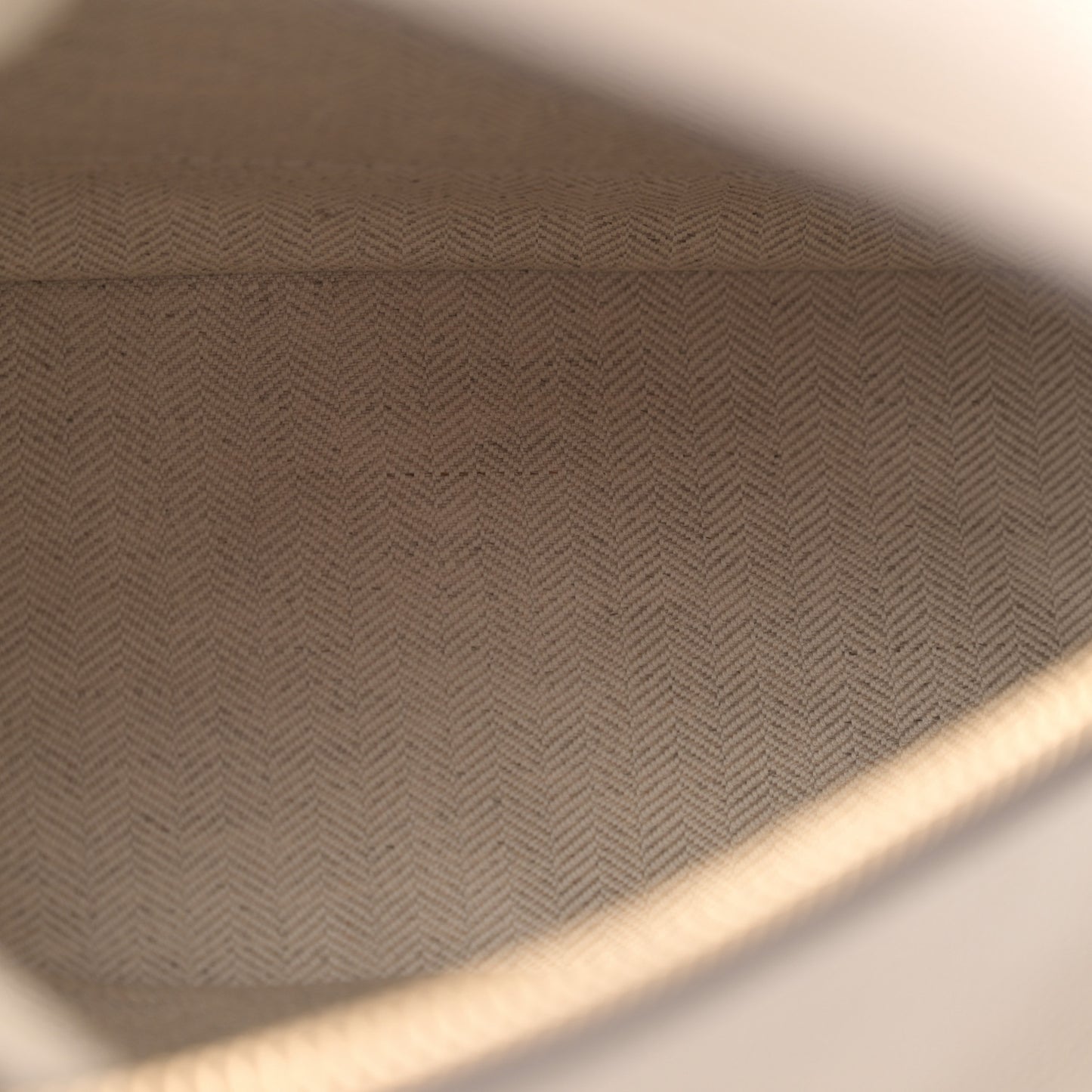 Soft Grained Small Puzzle Edge Bag Taupe