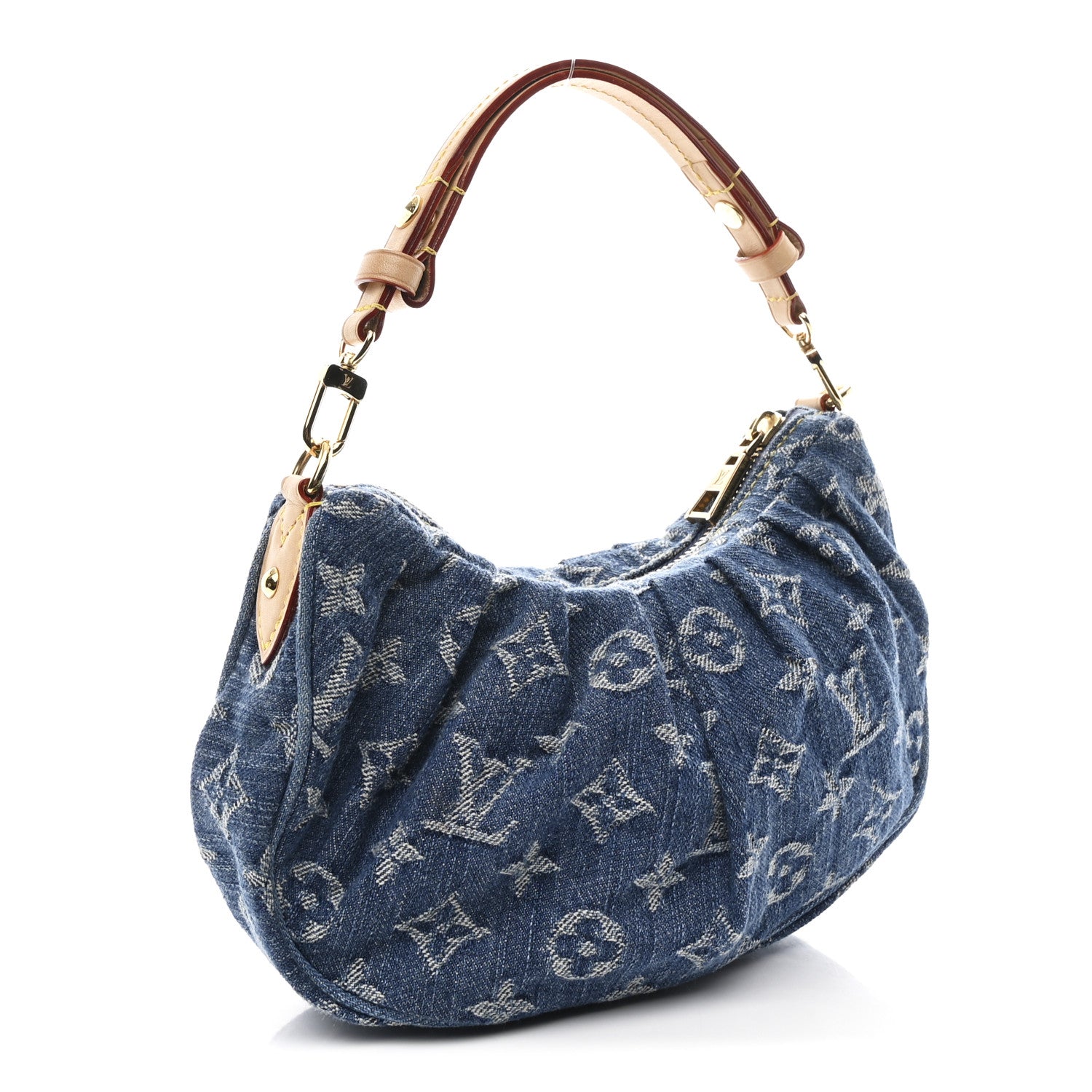 Louis Vuitton Monogram Denim Pochette Valley Blue 3 of 9