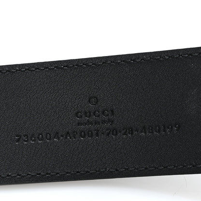 Gucci Calfskin Double G 40mm Belt 70 28 Black 3 of 4