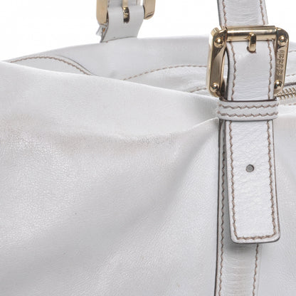 Gucci Leather Britt Large Boston White 4 of 13
