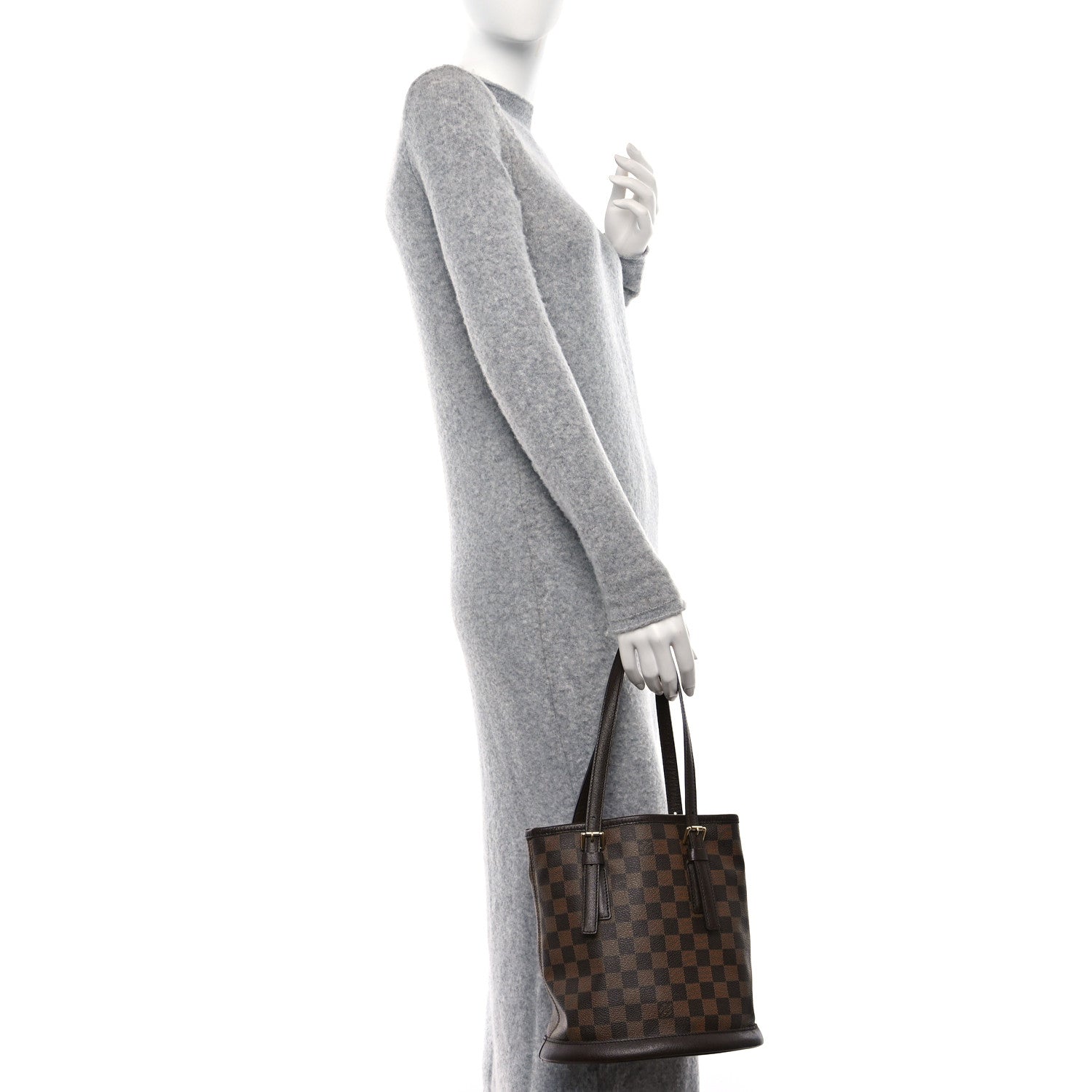 Louis Vuitton Damier Ebene Marais Bucket 23 2 of 11