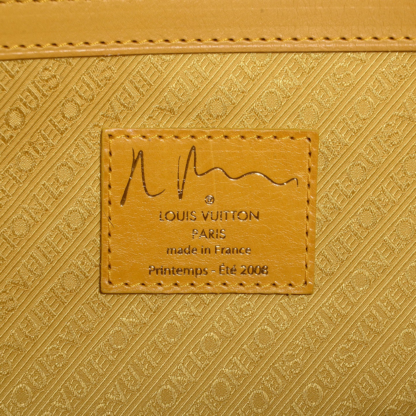 Monogram Pulp Defile Weekender GM Yellow