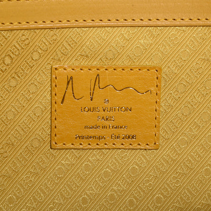 Louis Vuitton Monogram Pulp Defile Weekender GM Yellow 6 of 7