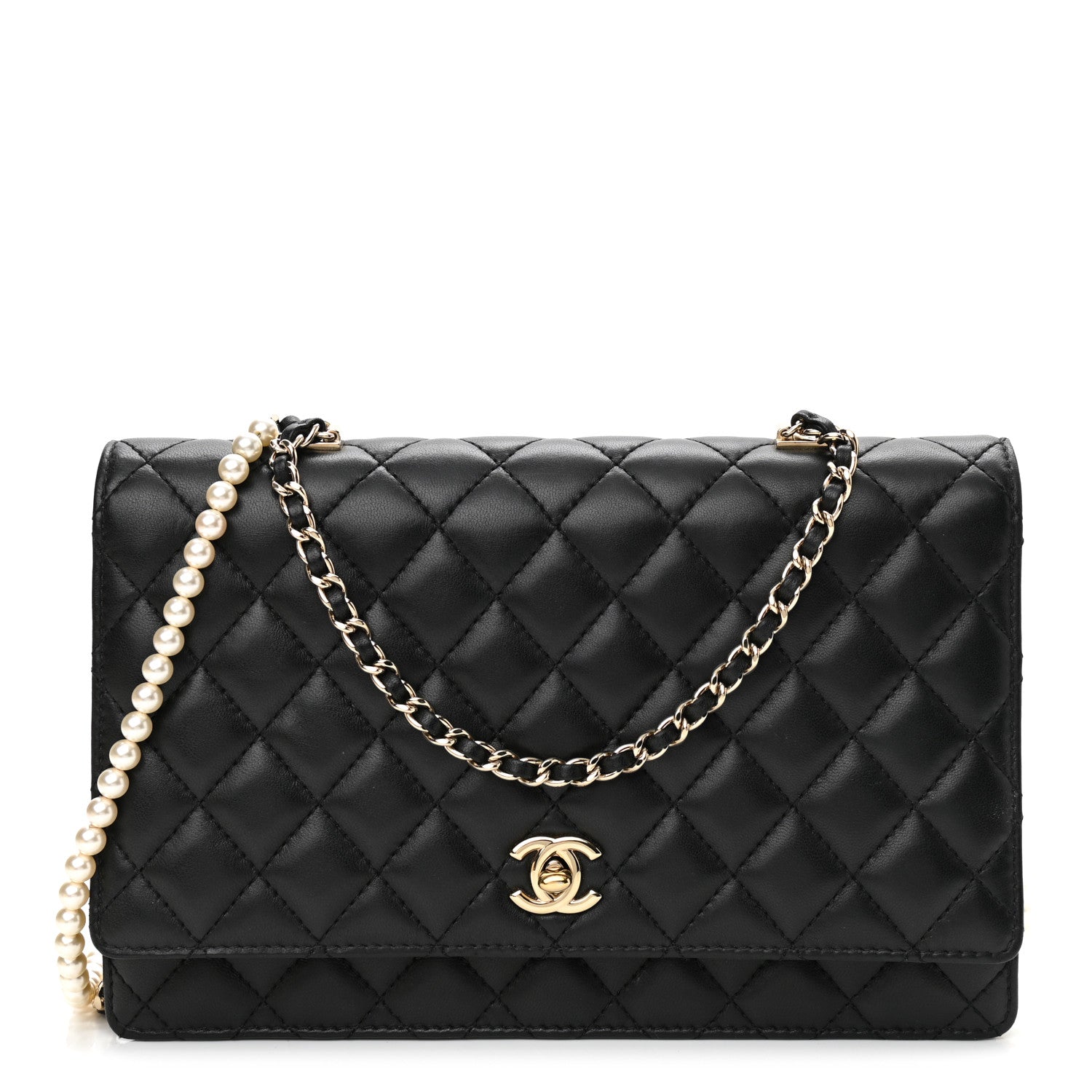 Chanel Lambskin Quilted Fantasy Pearl Flap Black 1 of 14