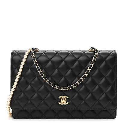 Chanel Lambskin Quilted Fantasy Pearl Flap Black 1 of 14