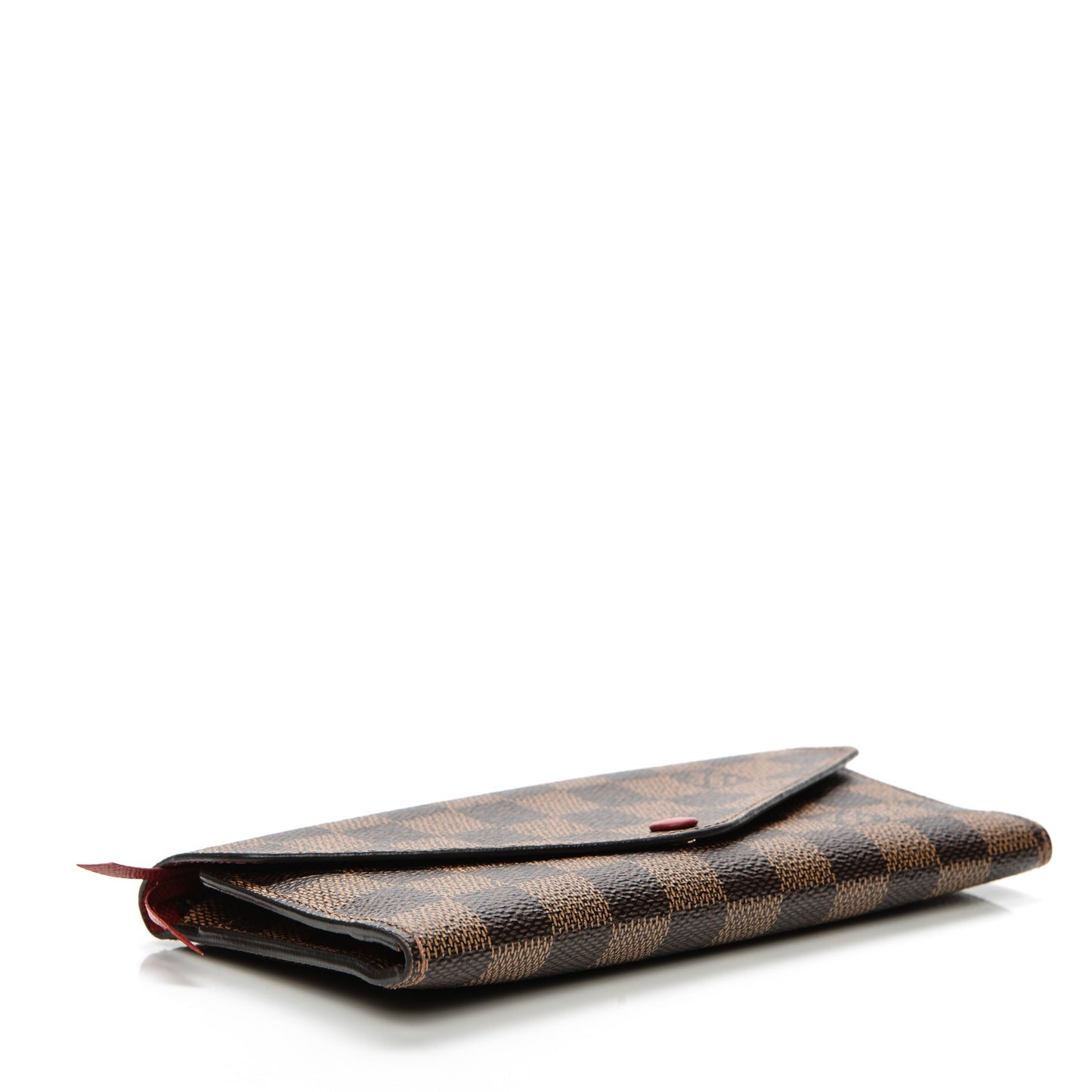 Damier Ebene Josephine Wallet Red