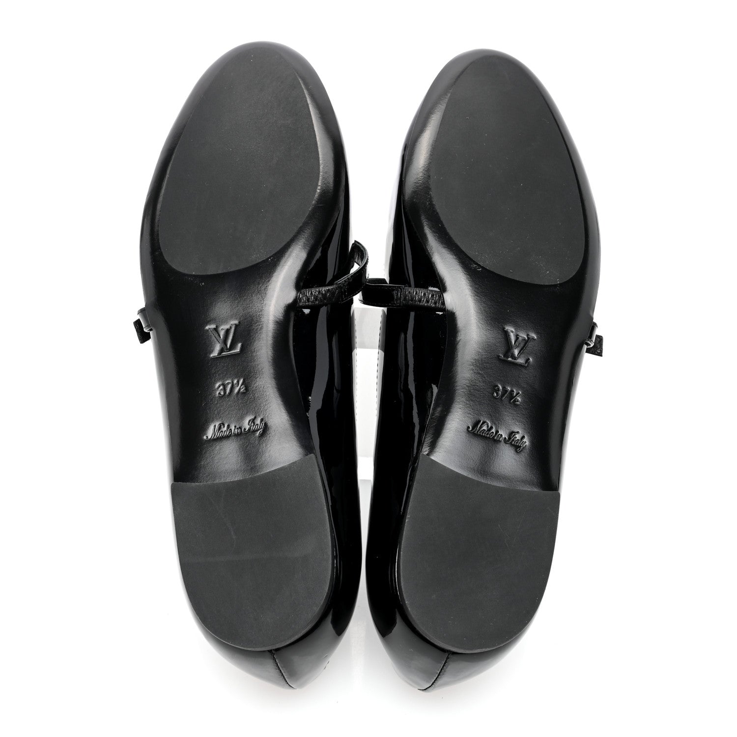 Louis Vuitton Patent Uniformes Ballet Flats 37.5 Black 5 of 7
