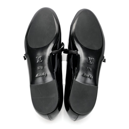 Louis Vuitton Patent Uniformes Ballet Flats 37.5 Black 5 of 7