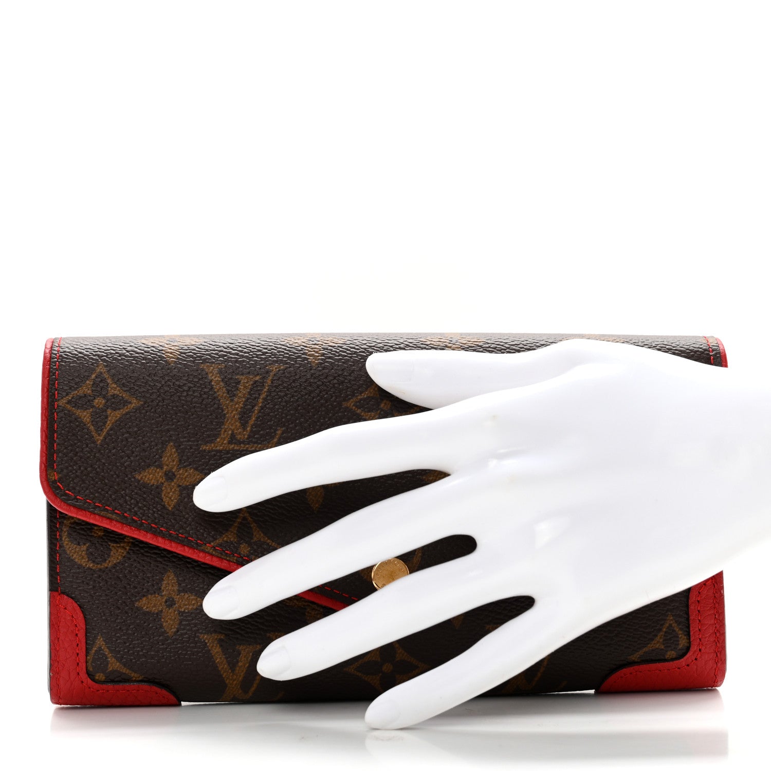 Louis Vuitton Monogram Sarah Retiro Wallet Cherry 2 of 11